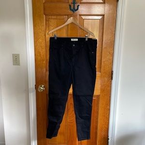 BNWT Madewell 10” high rise skinny jeans size 32 black. Nordstroms
